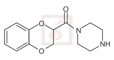 1, 4, Benzodioxane carbonyl piperazine HCL/Base